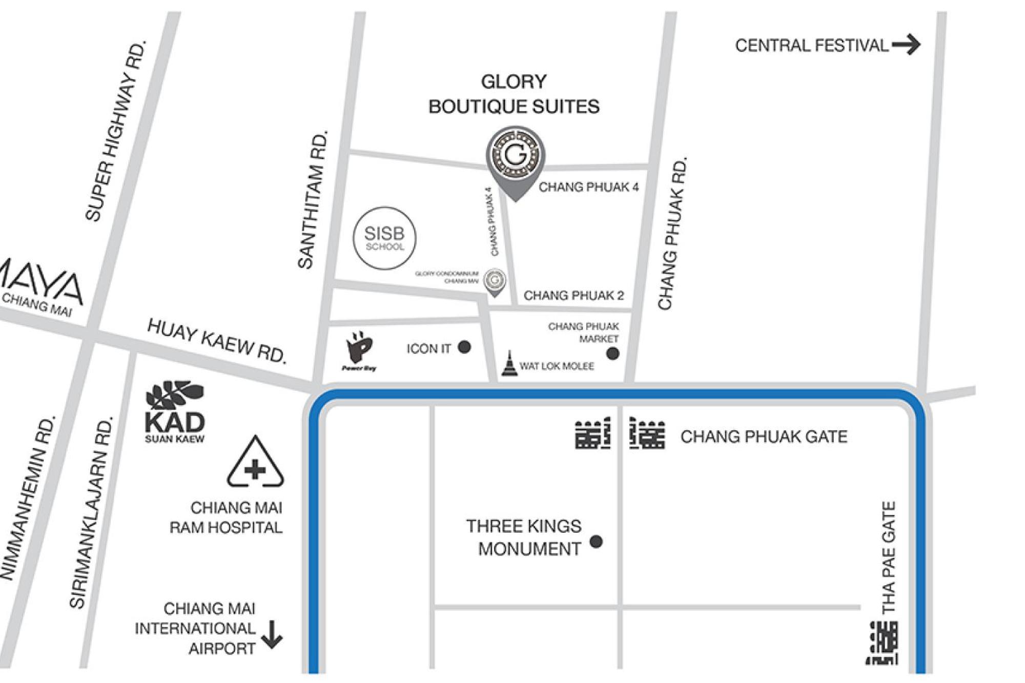 Glory Boutique Suites 清迈古城荣耀精品酒店 Csiangmaj Kültér fotó